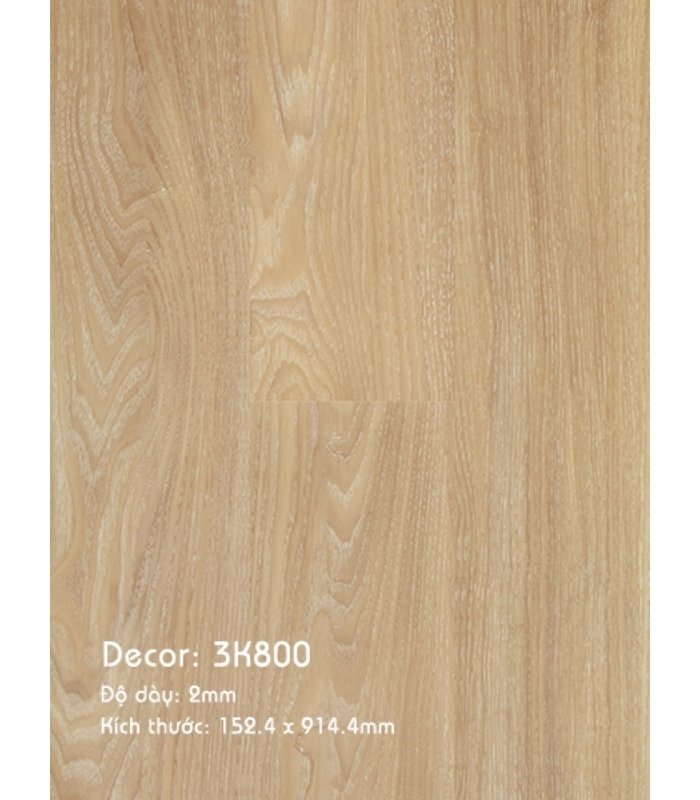 Sàn Nhựa 3K Vinyl 2mm K800