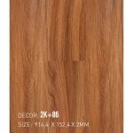Sàn Nhựa Có Keo 2mm 2K+86