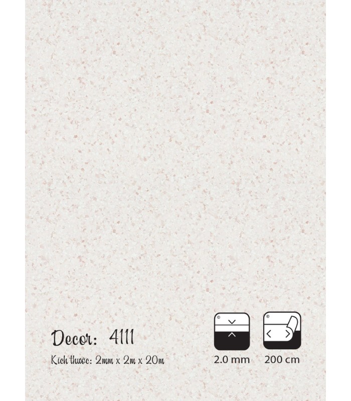 Sàn Nhựa Kháng Khuẩn Forbo 2mm 4111