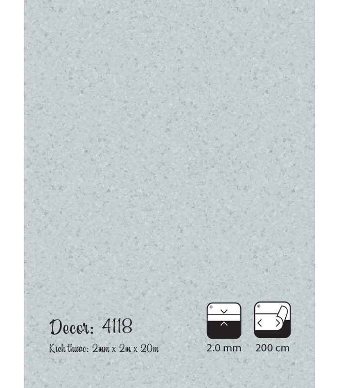 Sàn Nhựa Kháng Khuẩn Forbo 2mm 4118