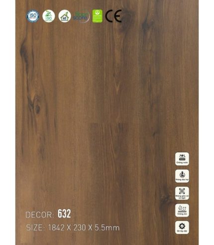 Sàn nhựa SPC Vinapoly 5.5mm 632