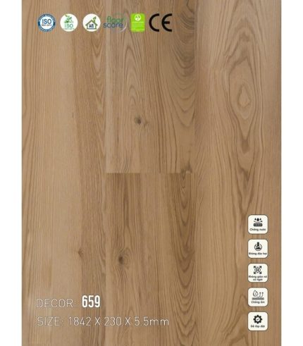 Sàn nhựa SPC Vinapoly 5.5mm 659