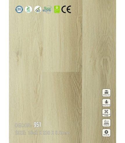 Sàn nhựa SPC Vinapoly 5.5mm 951