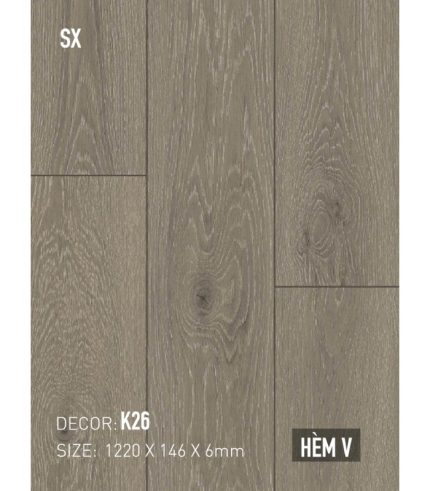 Sàn Thạch Anh Kobler 6mm SX K26
