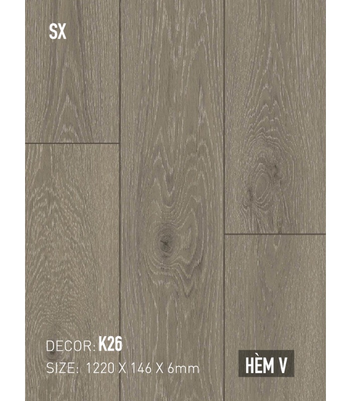 Sàn Thạch Anh Kobler 6mm SX K26