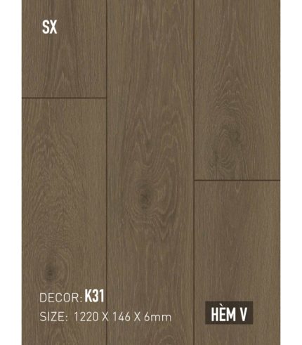Sàn Thạch Anh Kobler 6mm SX K31