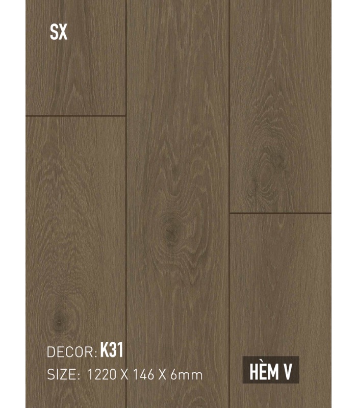 Sàn Thạch Anh Kobler 6mm SX K31