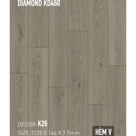Sàn Thạch Anh Kobler Quartz 7.5mm KD460 K26