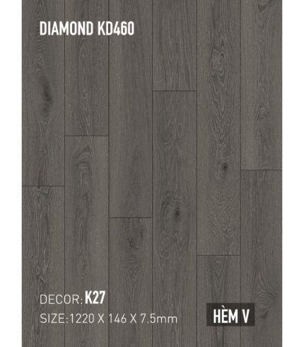 Sàn Thạch Anh Kobler Quartz 7.5mm KD460 K27