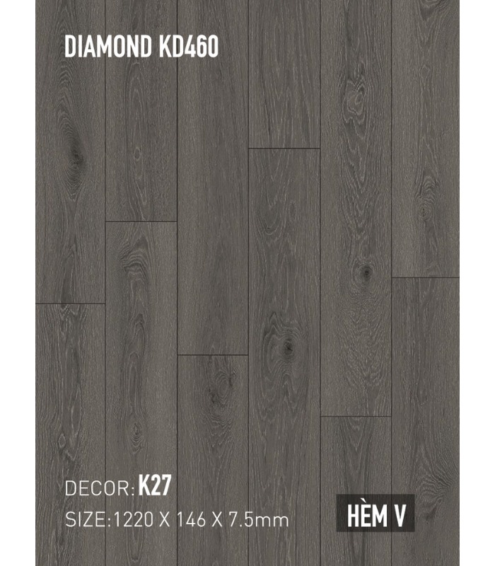 Sàn Thạch Anh Kobler Quartz 7.5mm KD460 K27