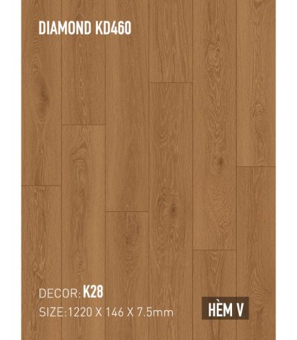 Sàn Thạch Anh Kobler Quartz 7.5mm KD460 K28
