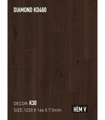 Sàn Thạch Anh Kobler Quartz 7.5mm KD460 K30