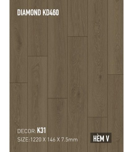 Sàn Thạch Anh Kobler Quartz 7.5mm KD460 K31