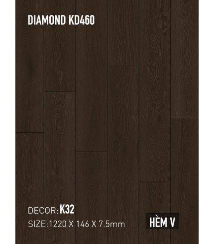 Sàn Thạch Anh Kobler Quartz 7.5mm KD460 K32