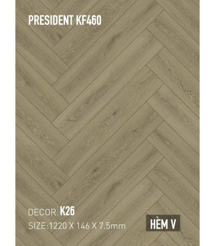 Sàn Thạch Anh Kobler Quartz 7.5mm KF460 K26