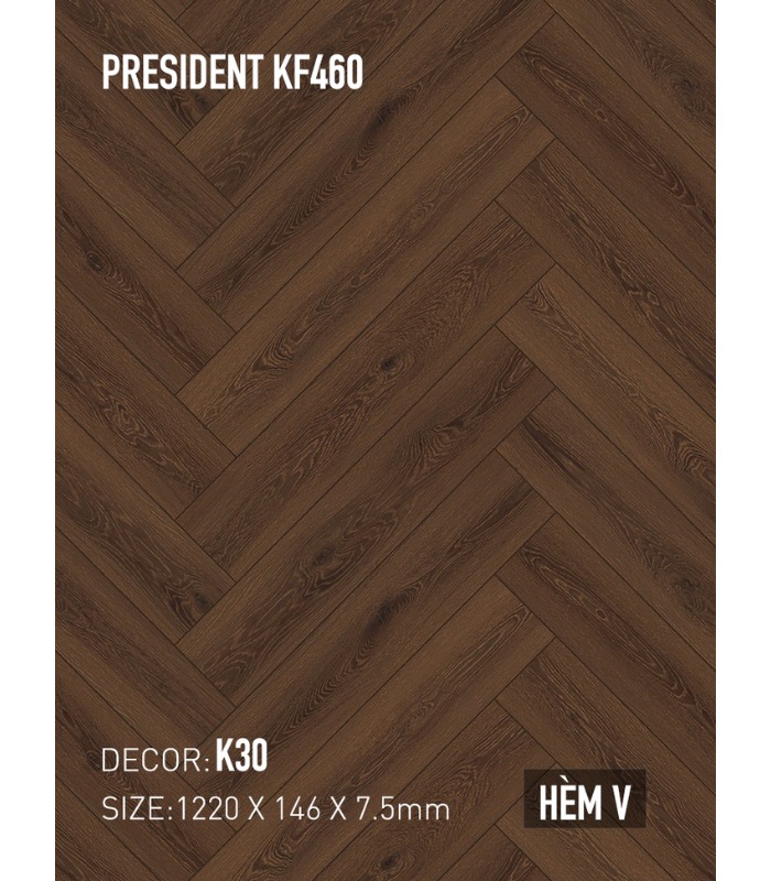 Sàn Thạch Anh Kobler Quartz 7.5mm KF460 K30