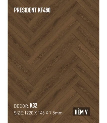 Sàn Thạch Anh Kobler Quartz 7.5mm KF460 K32