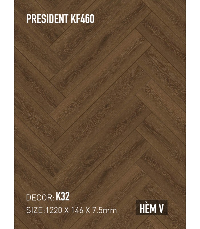 Sàn Thạch Anh Kobler Quartz 7.5mm KF460 K32