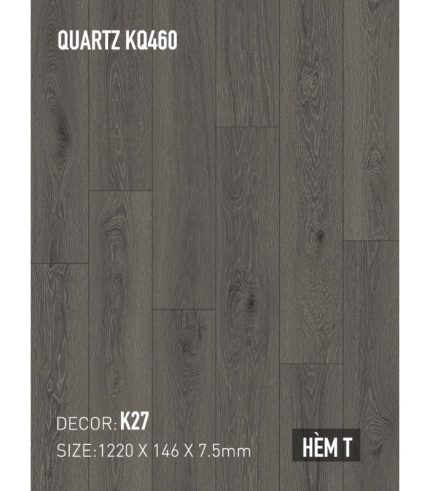 Sàn Thạch Anh Kobler Quartz 7.5mm KQ460 K27