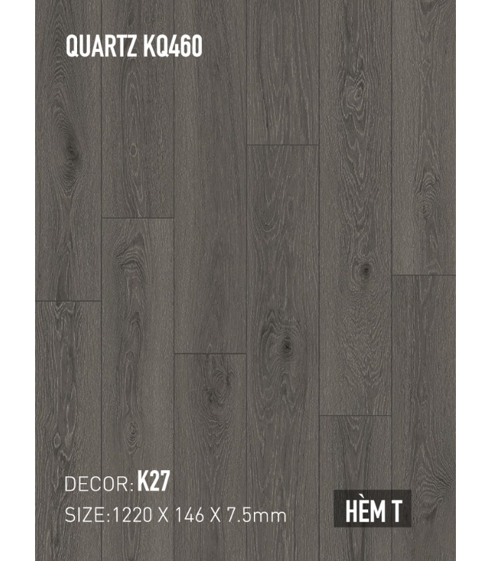 Sàn Thạch Anh Kobler Quartz 7.5mm KQ460 K27