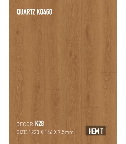 Sàn Thạch Anh Kobler Quartz 7.5mm KQ460 K28