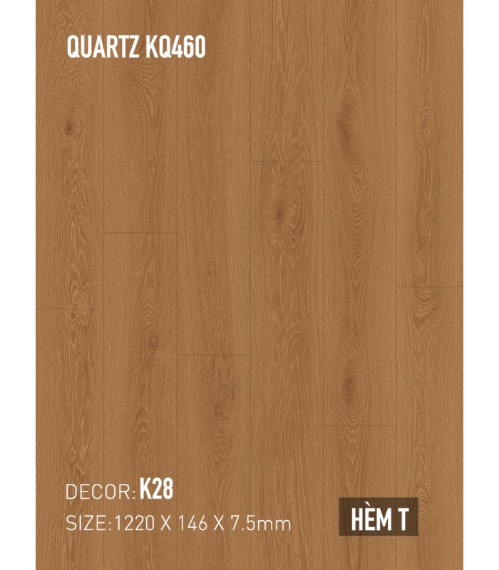 Sàn Thạch Anh Kobler Quartz 7.5mm KQ460 K28