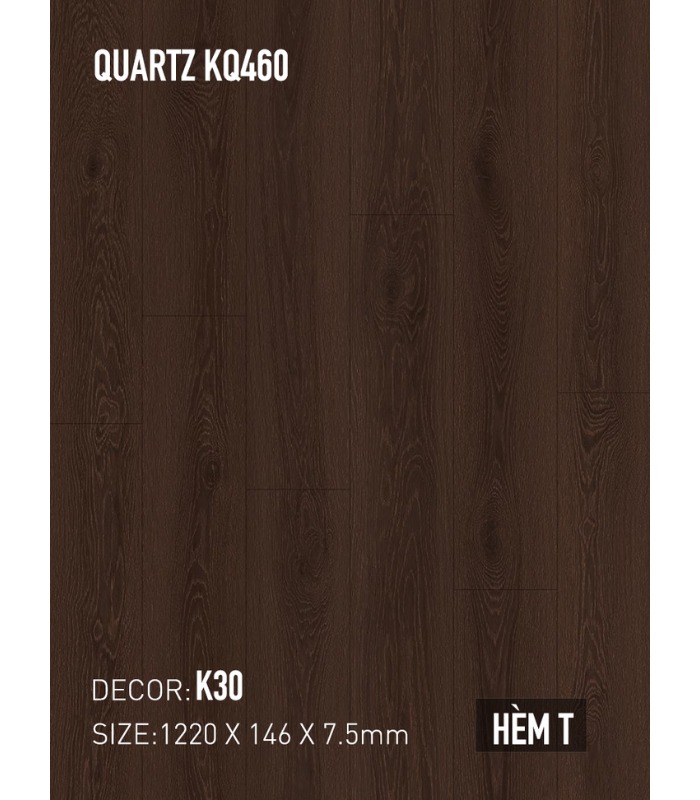 Sàn Thạch Anh Kobler Quartz 7.5mm KQ460 K30