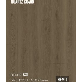 Sàn Thạch Anh Kobler Quartz 7.5mm KQ460 K31