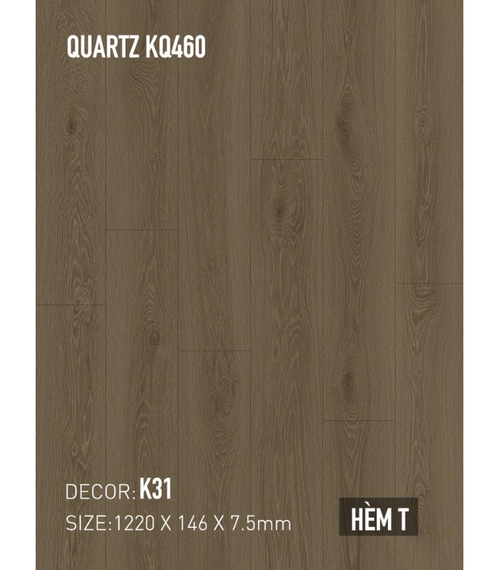Sàn Thạch Anh Kobler Quartz 7.5mm KQ460 K31