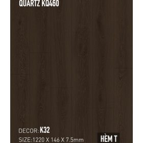 Sàn Thạch Anh Kobler Quartz 7.5mm KQ460 K32