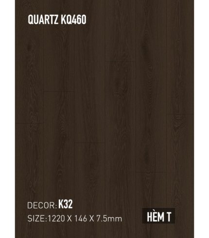 Sàn Thạch Anh Kobler Quartz 7.5mm KQ460 K32