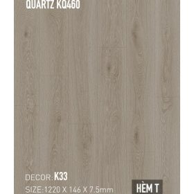 Sàn Thạch Anh Kobler Quartz 7.5mm KQ460 K33