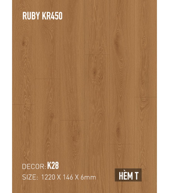 Sàn Thạch Anh Kobler Ruby 6mm KR450 K28