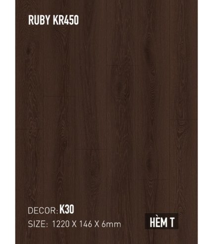 Sàn Thạch Anh Kobler Ruby 6mm KR450 K30