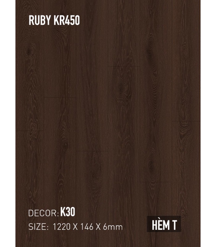 Sàn Thạch Anh Kobler Ruby 6mm KR450 K30