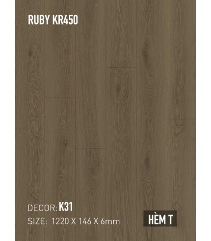 Sàn Thạch Anh Kobler Ruby 6mm KR450 K31