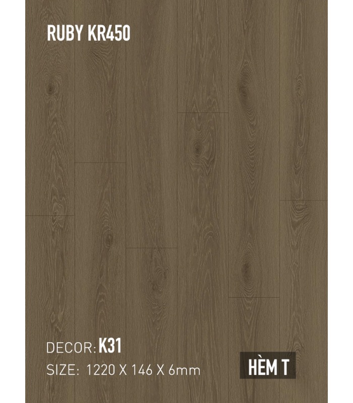 Sàn Thạch Anh Kobler Ruby 6mm KR450 K31