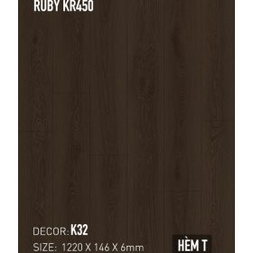 Sàn Thạch Anh Kobler Ruby 6mm KR450 K32