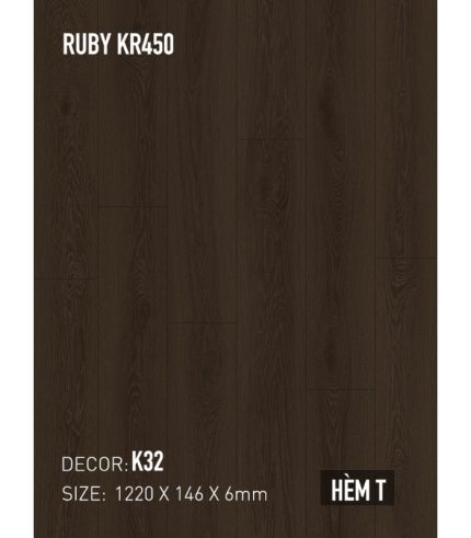 Sàn Thạch Anh Kobler Ruby 6mm KR450 K32