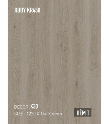 Sàn Thạch Anh Kobler Ruby 6mm KR450 K33