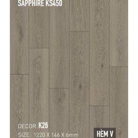 Sàn Thạch Anh Kobler Sapphire 6mm KS450 K26