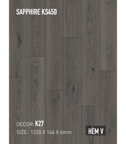Sàn Thạch Anh Kobler Sapphire 6mm KS450 K27