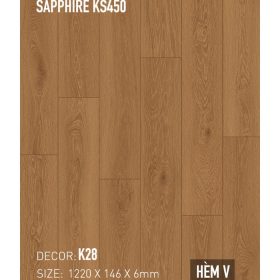 Sàn Thạch Anh Kobler Sapphire 6mm KS450 K28