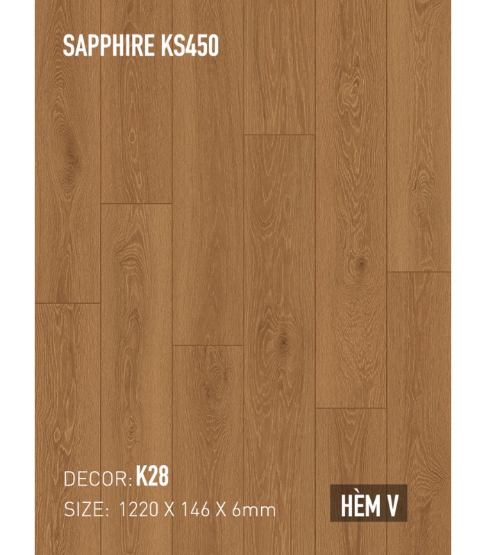 Sàn Thạch Anh Kobler Sapphire 6mm KS450 K28