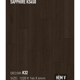 Sàn Thạch Anh Kobler Sapphire 6mm KS450 K32