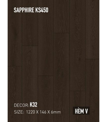 Sàn Thạch Anh Kobler Sapphire 6mm KS450 K32