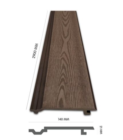 Tấm Ốp Gỗ Nhựa Ngoài Trời EXWood EX1S-Milo