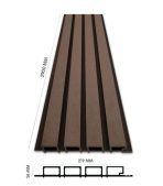 Tấm Ốp Gỗ Nhựa Ngoài Trời EXWood EX4S-Milo