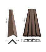 Tấm Ốp Gỗ Nhựa Ngoài Trời EXWood EX4S-Milo