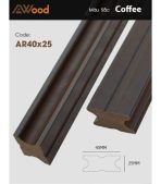 Thanh Đà Gỗ Nhựa Ngoài Trời AWood AR40x25